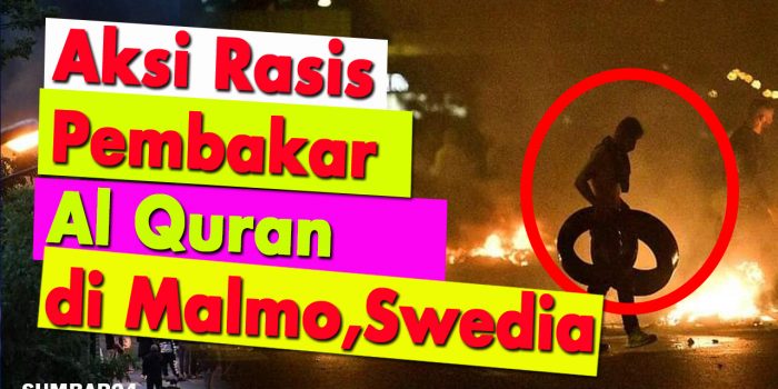 Video Aktivis Sayap Kanan Swedia Bakar Alquran