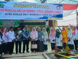 Tim Penilaian Asean Smoke-Free Award (ASA) Sambangi Kota Solok, Tinjau RA dan 2 Masjid