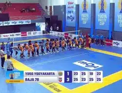 Hasil Yogya Volley Cup 2024 Hari Ini: Yuso Yogyakarta vs Baja 78 Bantul