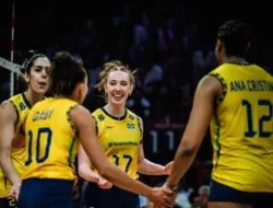 Ana Cristina Bawa Brazil Taklukkan Turki di VNL 2025: 27 Poin Fantastis