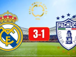 Hasil Real Madrid vs Pachuca di Piala Dunia Antarklub 2025 Pagi Ini: Los Blancos Menang 3-1 Meski Bermain 10 Orang