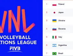 Klasemen VNL 2025 Putra Per Sabtu 14 Juni, Polandia di Puncak, Update Jadwal Malam Ini