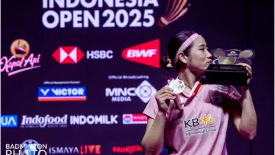 Review Para Juara Indonesia Open 2025 An Se Young dan Antonsen Bersinar, Indonesia Gigit Jari
