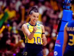 Brazil Pukul Timnas Voli Putri Jepang 3-0 di Chiba, Kunci Posisi Dua Besar Jelang Final VNL 2025