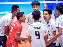 Empat Tim Unggulan Raih Kemenangan Kedua di Hari Kedua Kejuaraan Voli Putra U16 Asia 2025