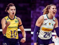 Hasil Lengkap Semifinal VNL 2025 Putri: Brazil dan Italia Berebut Emas