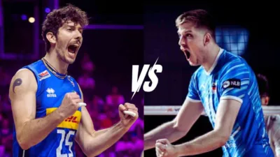 Laga Krusial Italia vs Slovenia di Pool 8 Ljubljana Jadi Penentu Nasib Menuju Final VNL 2025