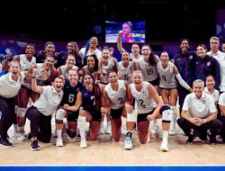 Tim Voli Putri AS Lolos Putaran Final VNL 2025 Usai Tundukkan Kanada dalam Laga Dramatis