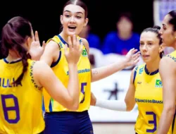 Tim Voli Putri Brazil Menang Tipis 3-2 atas Prancis dalam Laga Menegangkan di VNL 2025