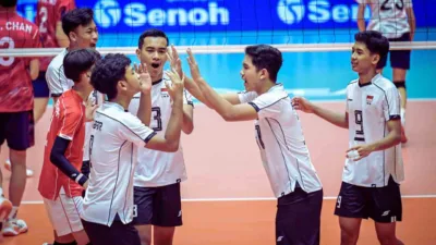 Timnas Voli Putra U16 Indonesia Lolos ke Perempat Final AVC U-16 Volleyball Championship 2025
