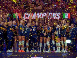 Timnas Voli Putri Italia Raih Juara VNL 2025 Usai Kalahkan Brazil di Final