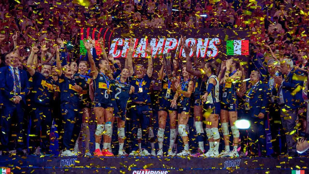 Timnas Voli Putri Italia Raih Juara VNL 2025 Usai Kalahkan Brazil di Final