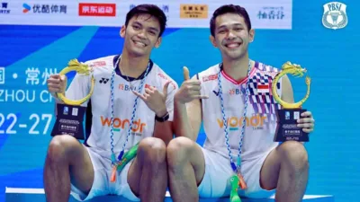 Ukir Sejarah Baru! FajarFikri Juara Ganda Putra di China Open 2025