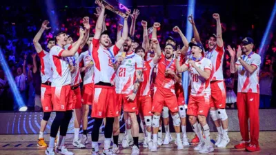 Polandia Bungkam Italia 3-0, Juara VNL 2025 Putra Tanpa Cela