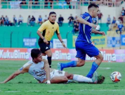 Brace Nermin Haljeta Bawa PSIM Yogyakarta Tundukkan Dewa United Banten FC di Kandang