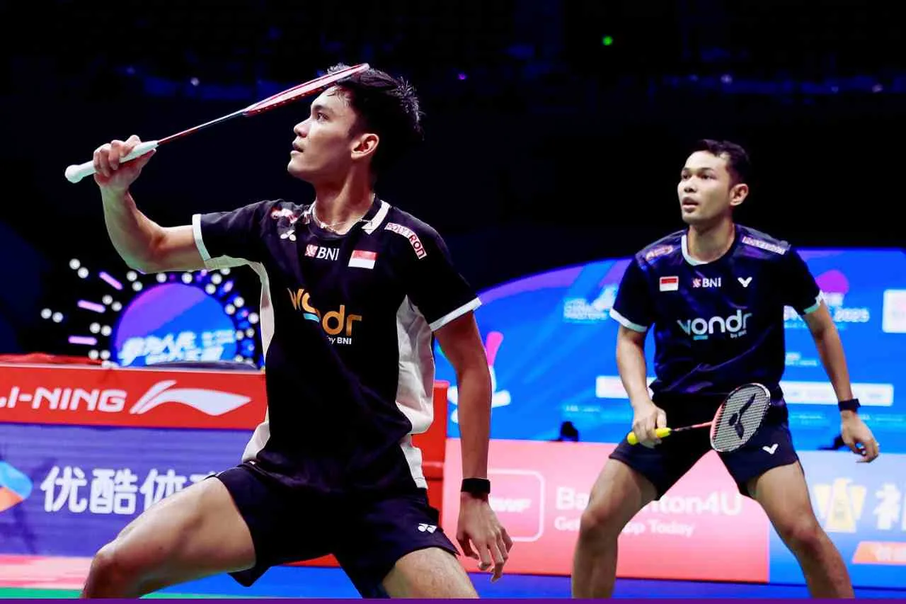 FajarFikri Tundukkan Ganda Putra No 1 China di Semifinal Denmark Open 2025, Lolos ke Final dengan Gaya Meyakinkan