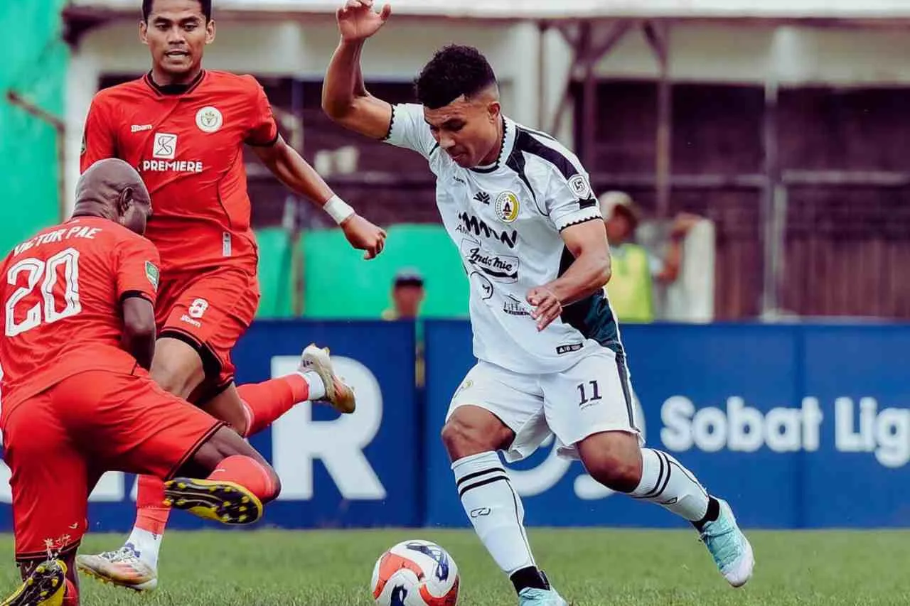 Frederic Injai Cetak 2 Gol, Hasil Persipal FC vs PSS Sleman Super Elang Jawa Menang Telak 3-0 di Palu