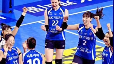 IBK Altos Raih Kemenangan Pertama di V-League 2025/2026 Usai Kalahkan Pepper Savings Bank