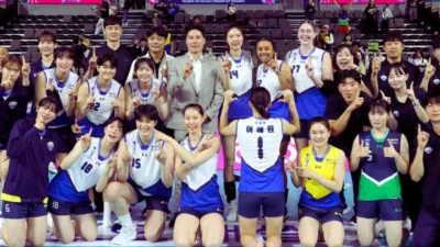 Jeong Ji-yoon Sumbang 22 Poin, Hyundai Hillstate Tundukkan Pink Spiders di Laga Perdana V-League 2025-2026