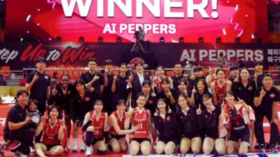 Kemenangan Bersejarah! Pepper Savings Bank Menang Dramatis Atas HI Pass Expressway di Laga Pekan ke-1 V-League 2025