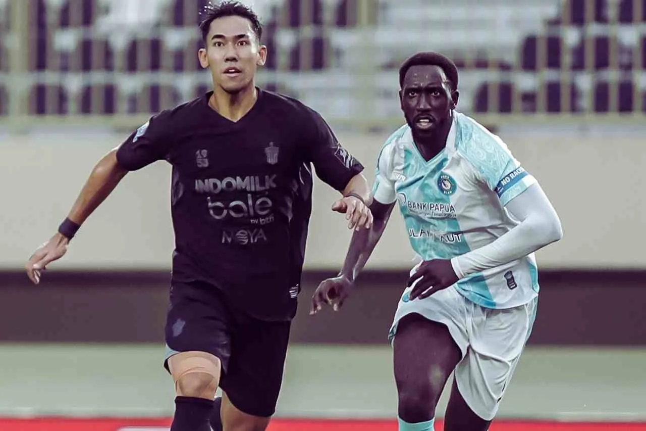 Hasil PSBS Biak vs Persita Tangerang Tadi Malam PSBS Raih Kemenangan Dramatis