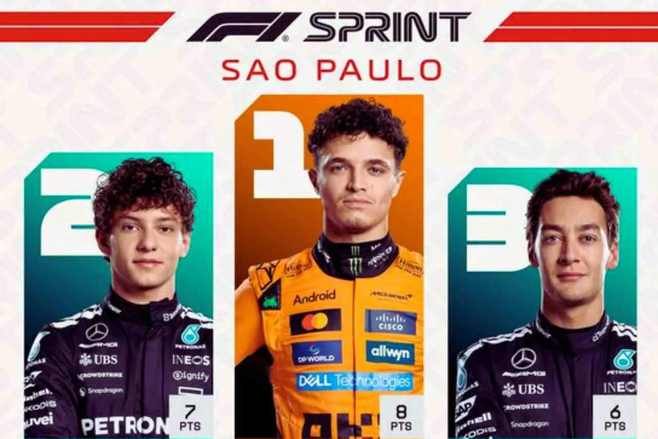 Oscar Piastri Kandas! Lando Norris Menang di Sprint Race F1 Grand Prix Sao Paulo 2025