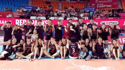 Red Sparks Hentikan Tren Kemenangan Pepper Savings Bank, Menang Telak 3-0 dan Naik ke Posisi 5