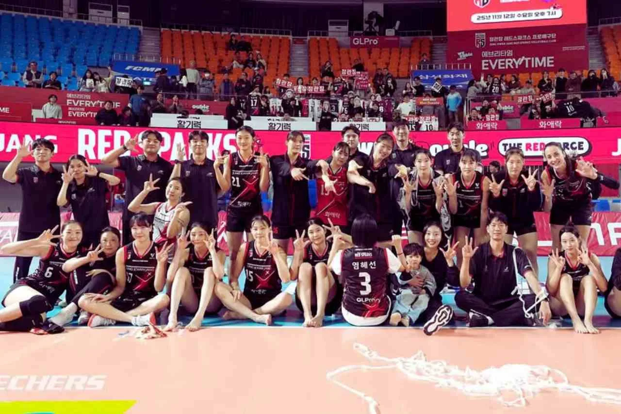 Red Sparks Hentikan Tren Kemenangan Pepper Savings Bank, Menang Telak 3-0 dan Naik ke Posisi 5