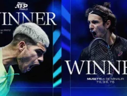 Rekap Hasil Nitto ATP Finals 2025 Hari ke-3: Alcaraz dan Musetti Menang Dramatis Lewat Duel Tiga Set