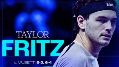 Taylor Fritz Bungkam Lorenzo Musetti di Debut Nitto ATP Finals Turin