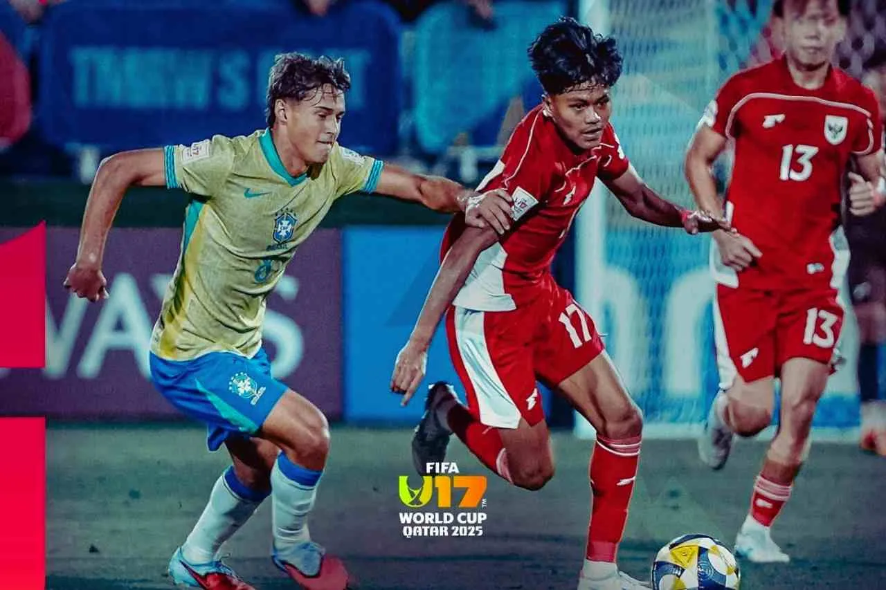 Timnas Indonesia U17 Kebobolan 4 Gol dari Brazil di Piala Dunia U17 2025 Garuda Muda Kembali Tanpa Poin