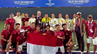 Menunggu 24 Tahun! Tim Tenis Indonesia Cetak Sejarah di SEA Games 2025, Kawinkan Emas Beregu Putra dan Putri