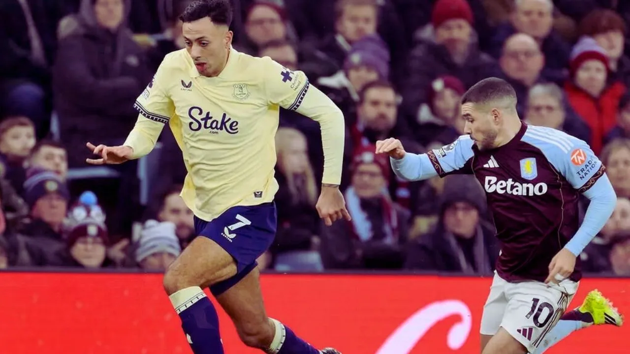 Hasil Liga Inggris Everton Hentikan Rekor Kandang Aston Villa, Pukulan Telak di Jalur Juara