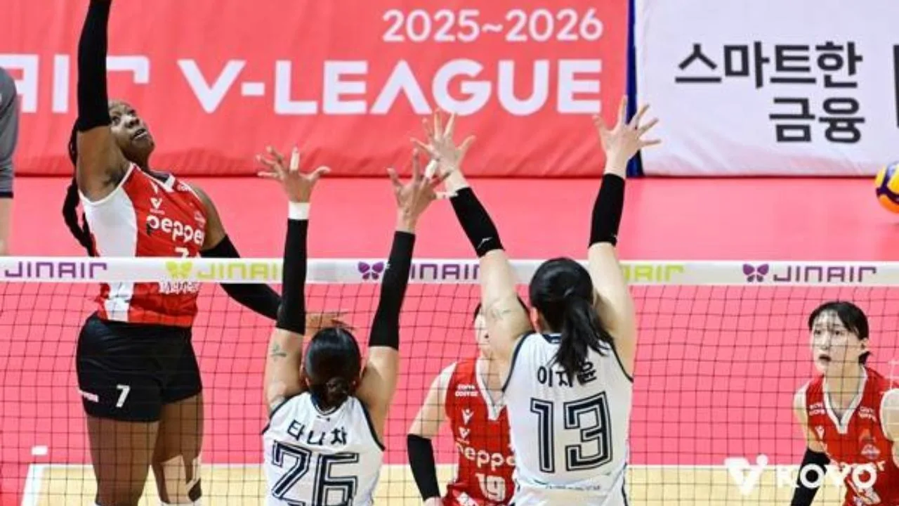 AI Peppers Libas Korea Expressway, Comeback Sensasional Guncang Puncak Klasemen V-League!