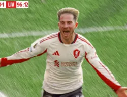Liverpool Curi Kemenangan Dramatis di Markas Forest, Gol Menit 97 Mac Allister Jadi Penentu