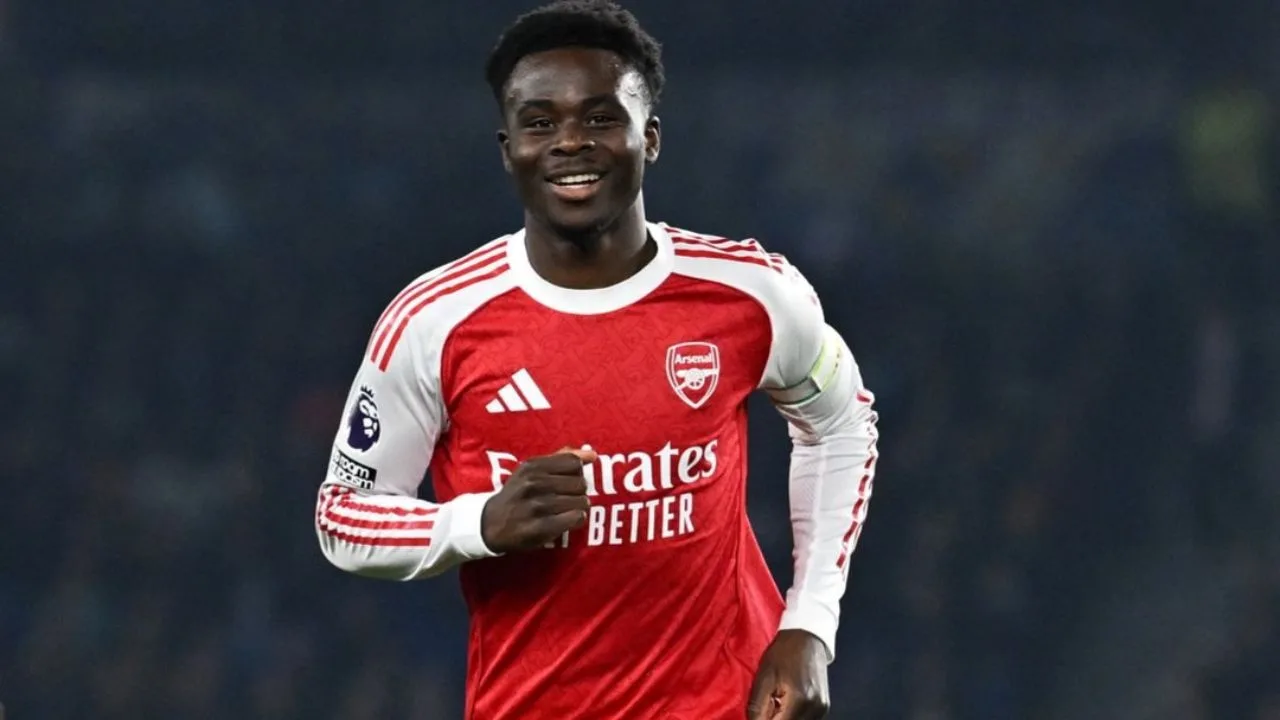 Gol Tunggal Saka Bawa Arsenal Kokoh di Puncak, The Gunners Makin Dekat Gelar