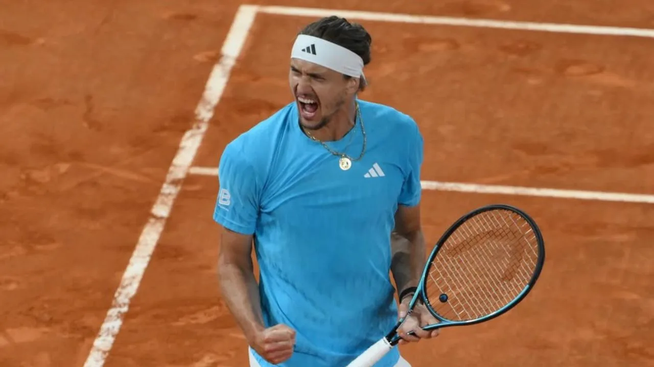 Alexander Zverev Lolos dari Tekanan Daniel Altmaier di Rome Open 2026