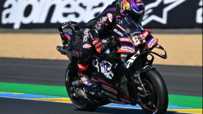 Aprilia Sapu Bersih Podium di MotoGP Prancis 2026, Jorge Martin Cetak Sejarah di Le Mans