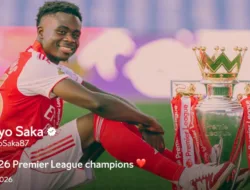 Arsenal Angkat Trofi Liga Inggris, Bukayo Saka: Tidak Ada Lagi Ejekan, Sekarang Giliran Kami