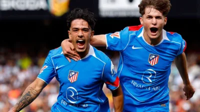 Dua Gol Atletico Madrid dari Debutan Bungkam Valencia di Mestalla