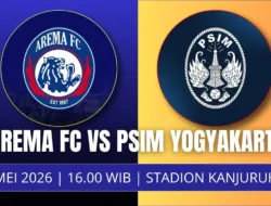 Jadwal Arema FC vs PSIM: Laga Penutup Musim, Singo Edan Incar Kemenangan di Kanjuruhan