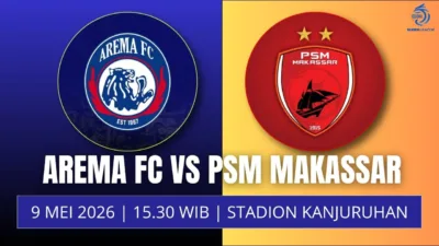 Jadwal Arema FC vs PSM Makassar 9 Mei Singo Edan Bidik Kebangkitan di Kanjuruhan
