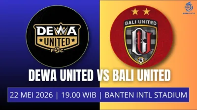 Jadwal Dewa United vs Bali United Perebutan Posisi Empat Besar, Banten Warriors Incar Tiket ASEAN Club Championship