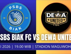 Jadwal PSBS Biak vs Dewa United: Badai Pasifik Hadapi Situasi Sulit