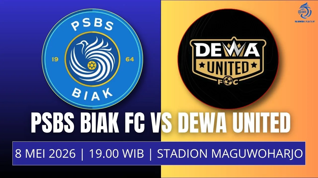 Jadwal PSBS Biak vs Dewa United Badai Pasifik Hadapi Situasi Sulit
