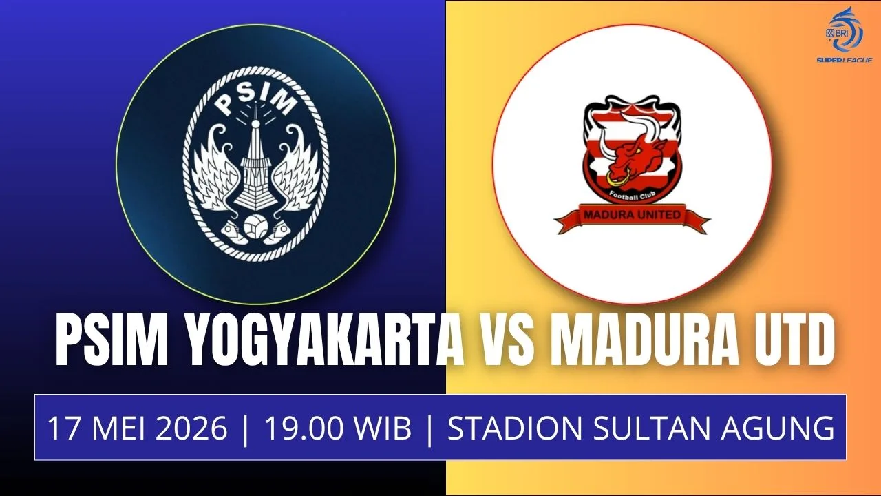 Jadwal PSIM vs Madura United, 17 Mei Laga Penentuan Nasib, Laskar Sape Kerrap Kejar Tiket Bertahan