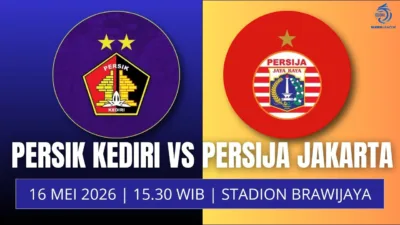 Jadwal Persik vs Persija, 16 Mei Macan Putih Incar Kemenangan di Kandang
