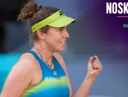 Linda Noskova Hentikan Oleksandra Oliynykova dan Lolos ke Babak 16 Besar Rome Open 2026