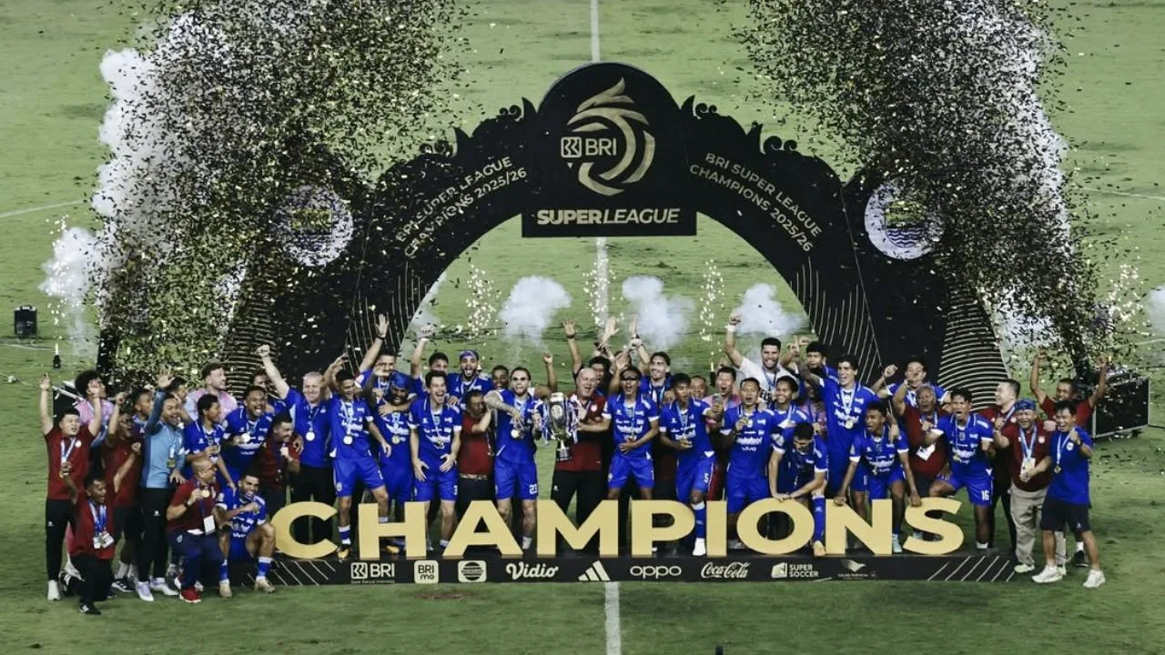 Maung Bandung Hat Trick, Juara BRI Super League 20252026 Ditentukan Head to Head, Persib Tetap Unggul atas Borneo FC