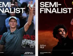Preview Laga Semifinal Mutua Madrid Open: Duel Panas Sinner vs Fils Penuh Kepercayaan Diri